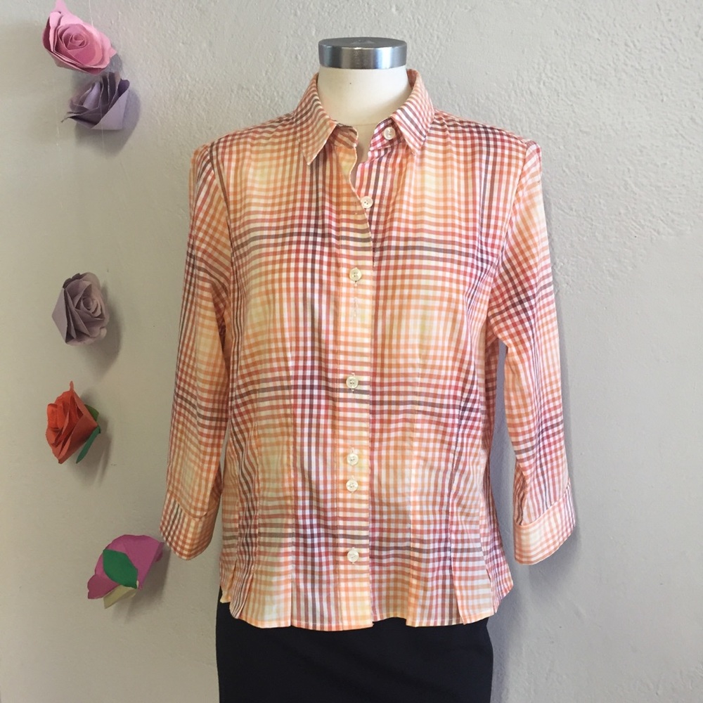 J’Envie Gingham Shirt, 10